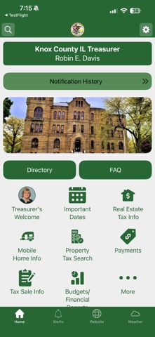 Knox County Treasurer IL Screenshot 1 of 3