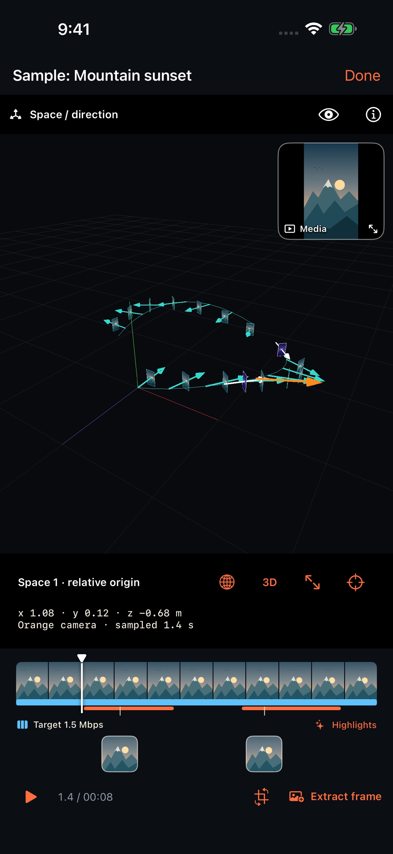 Screenshot 3 of ForeTake: Space-Saving Camera