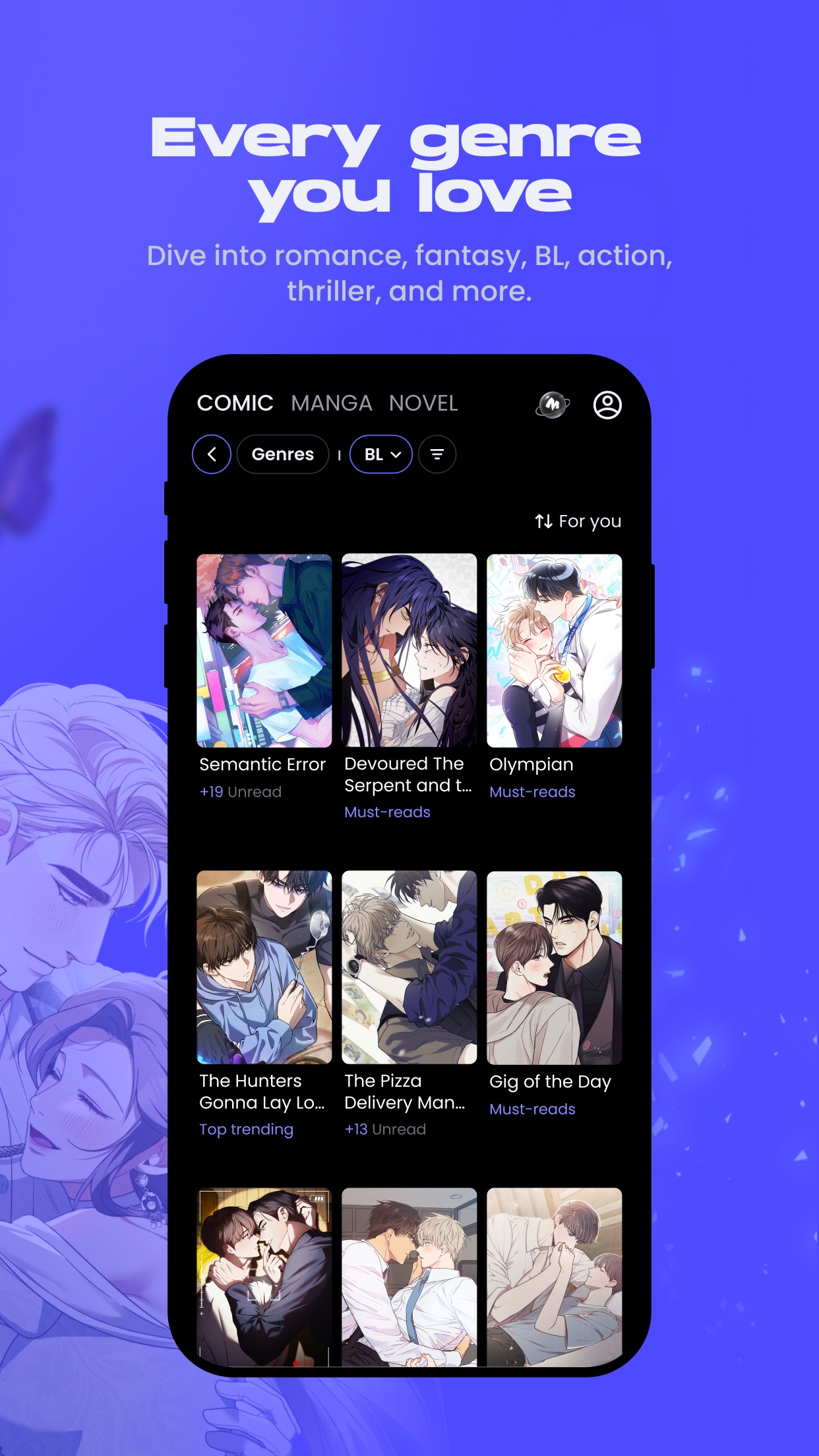 Screenshot 6 of Manta - Manga, Manhwa, Novels