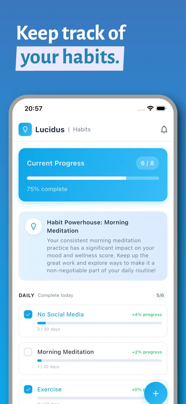 Screenshot #2 pour Lucidus - Routine Planner