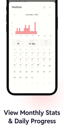 Habit Tracker & Streaks: Goal4 iPhone screenshot