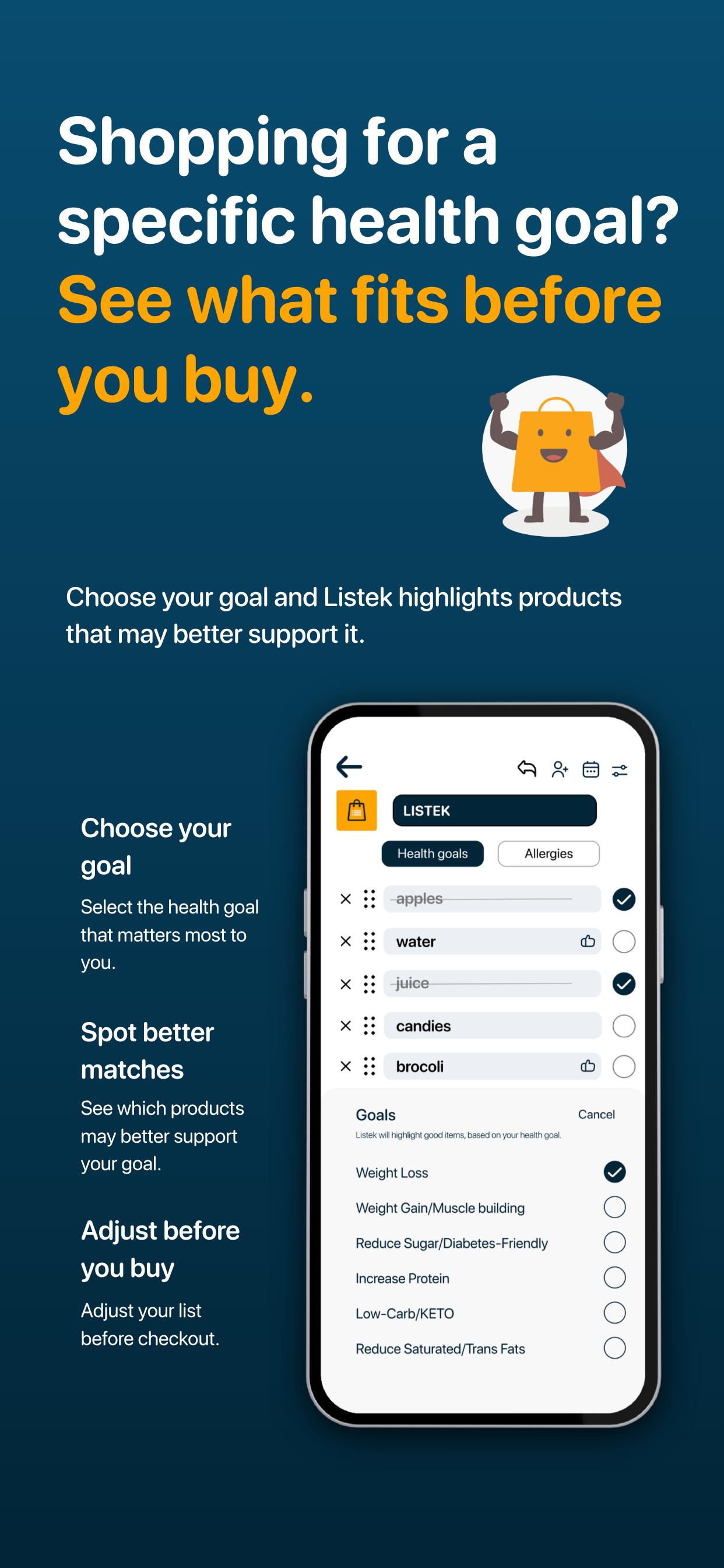Listek: Grocery List screenshot 2