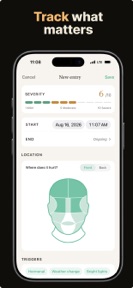 SereneHead: Migraine Tracker screenshot