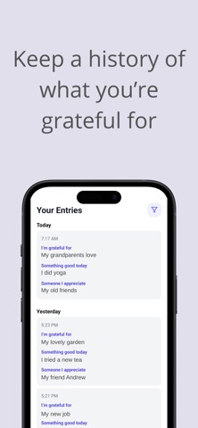 30-Second Gratitude Journal screenshot