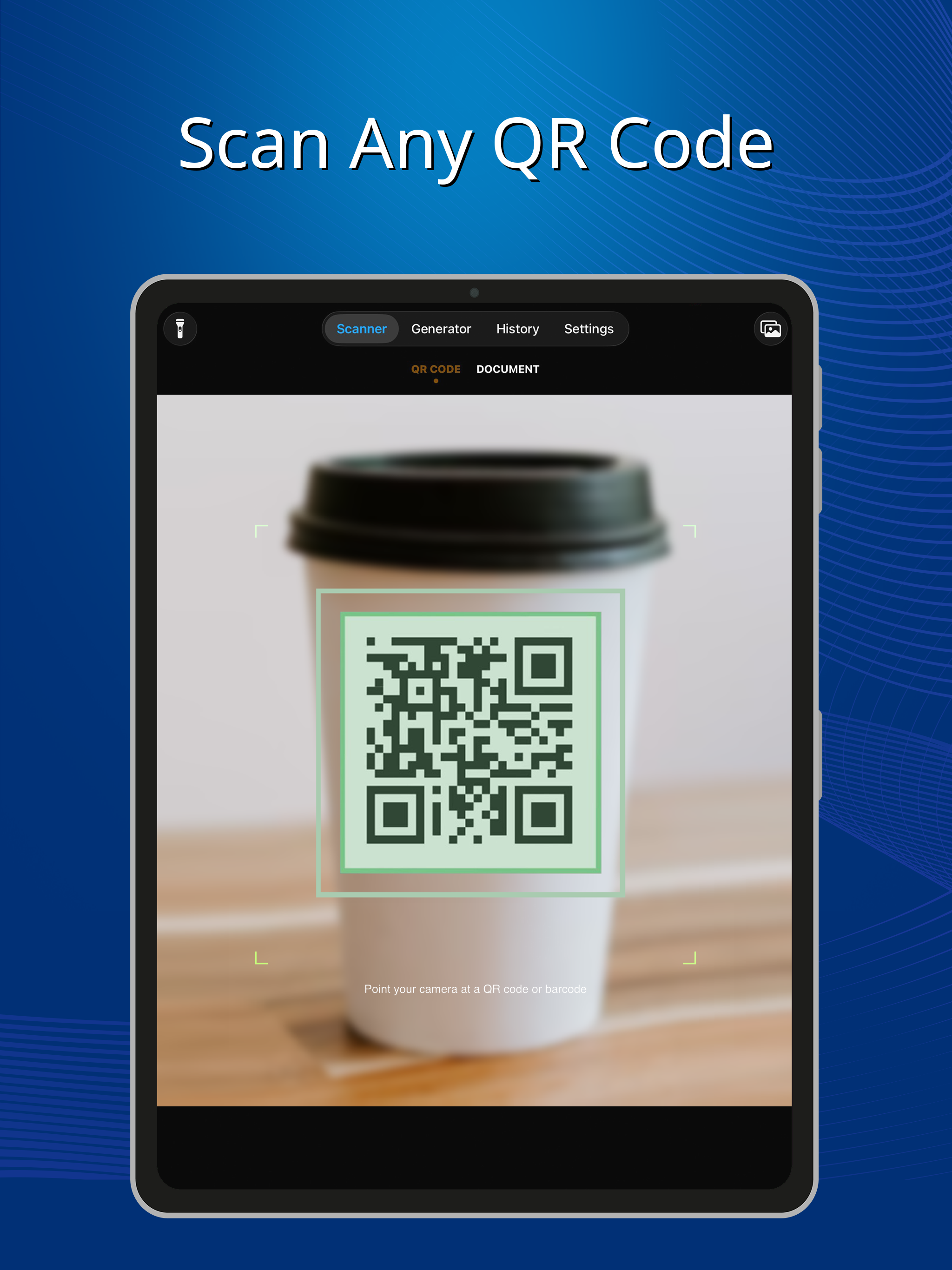 Scan QR Code & Document