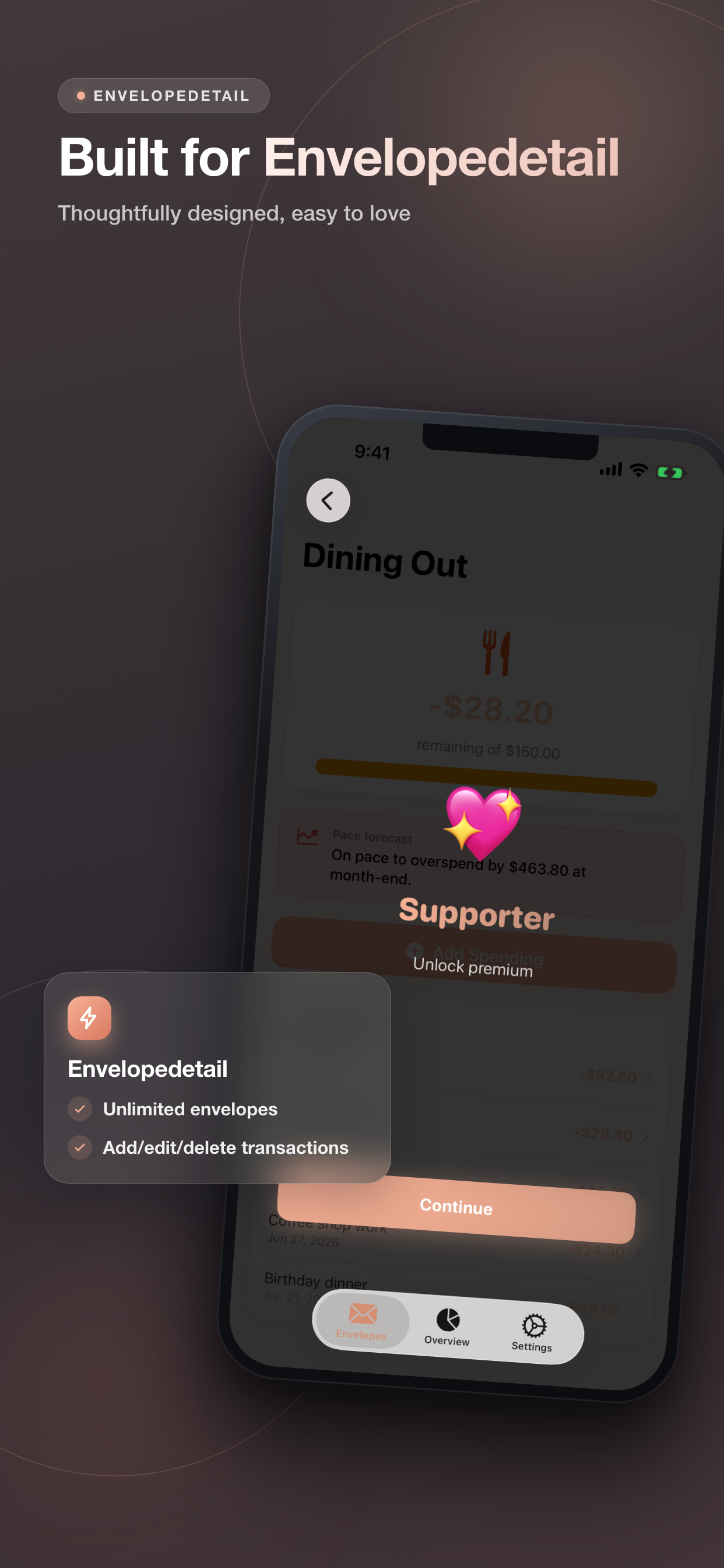 CashEnvelope screenshot 3