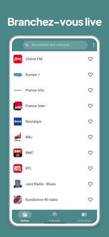 Radio France FM en Direct iPhone screenshot