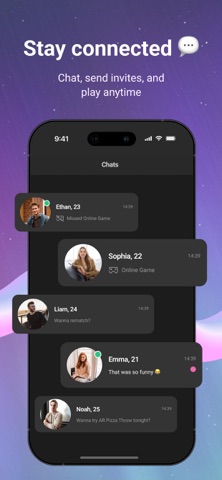 VROOM: AR Video Chat Games iPhone screenshot