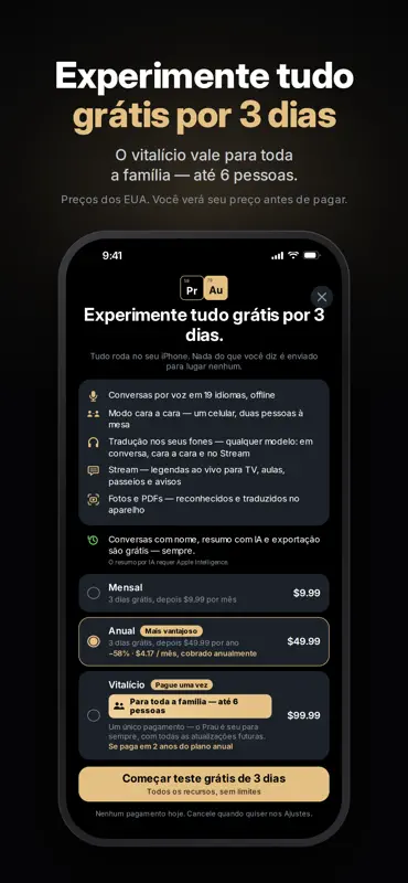 Prau: Tradutor de Voz Offline screenshot 9 of 9