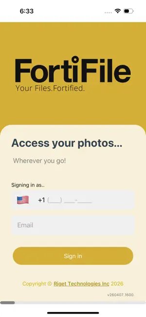 FortiFile screenshot 1