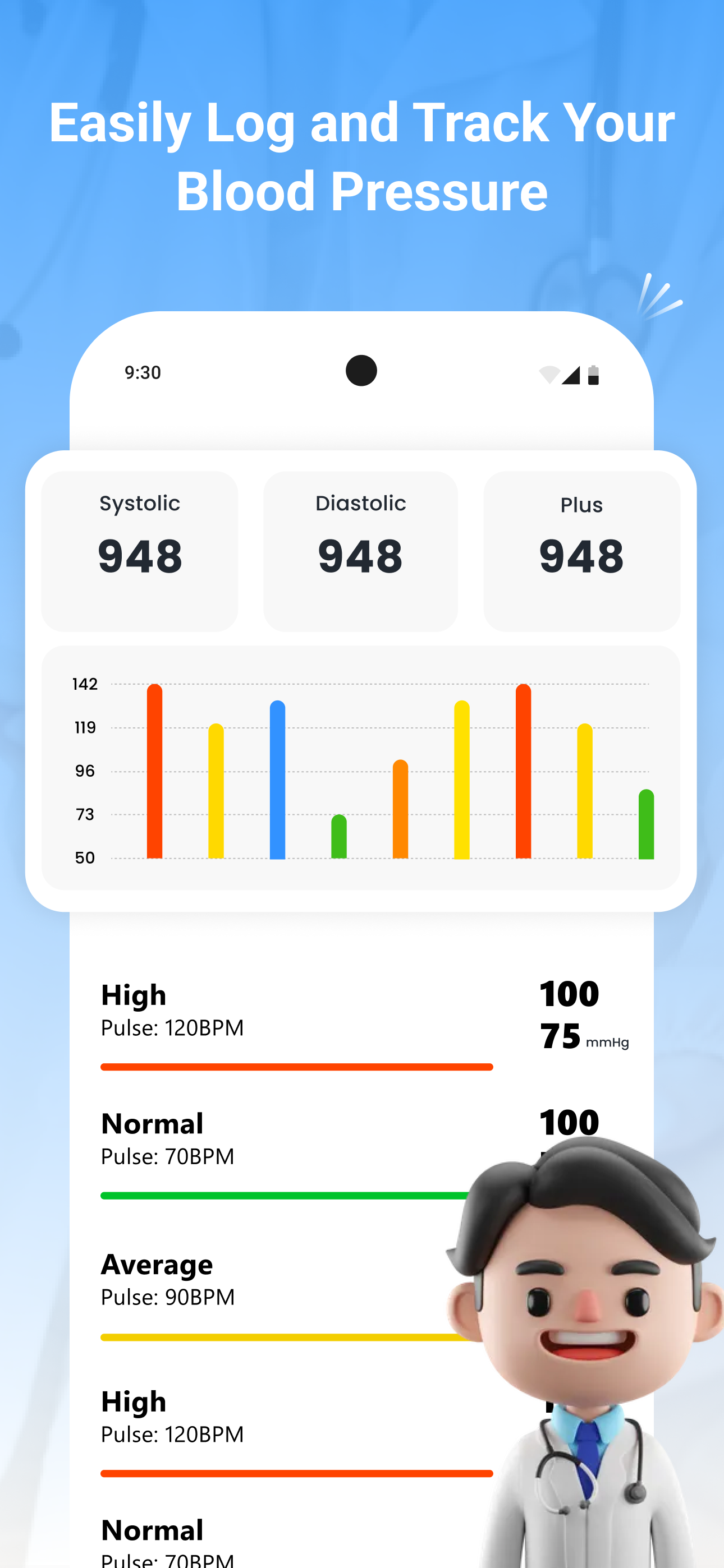 Heart Rate Monitor: BP Tracker