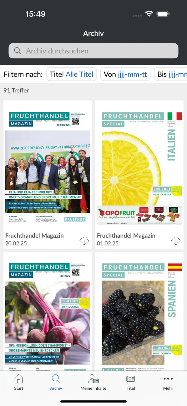 Screenshot #2 pour FRUCHTHANDEL