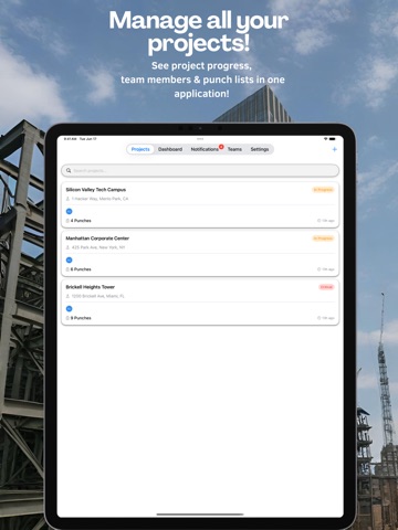 Punchly - Punch List App iPad screenshot