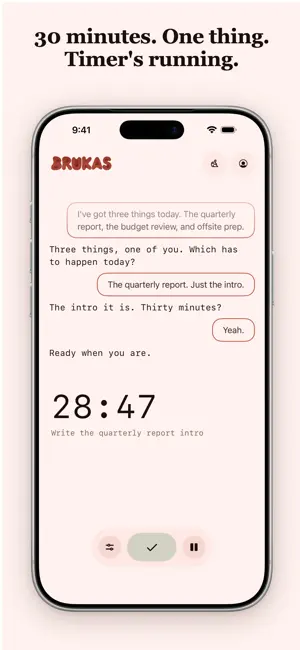 Brukas: Focus Coach screenshot 1