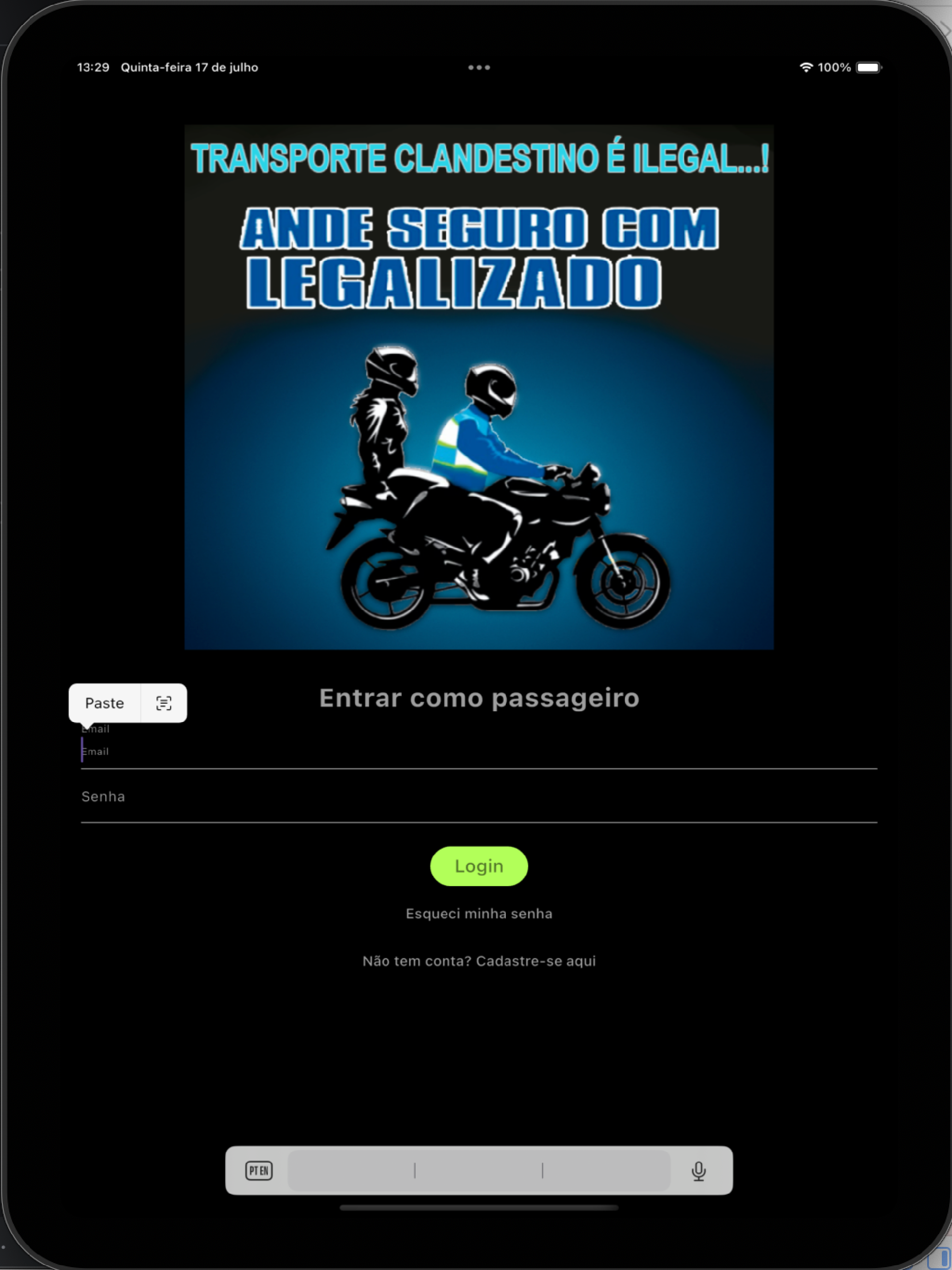 Moto taxi - Simot Patos