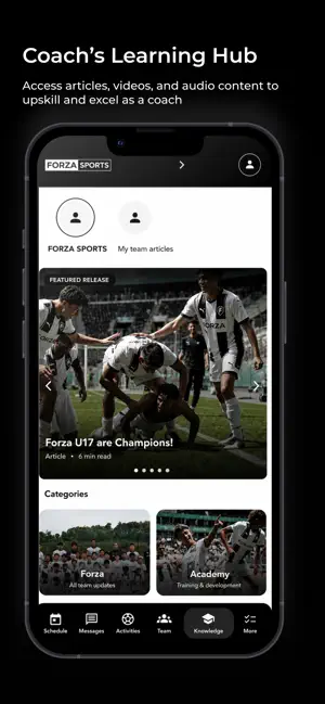 Forza Sport management screenshot 1