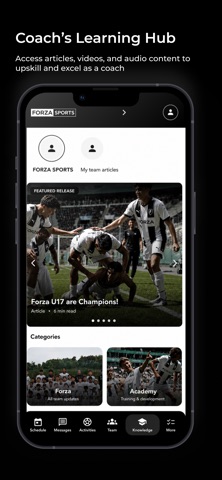 Forza Sport management iPhone screenshot