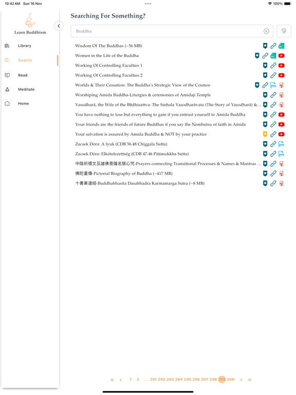 Learn Buddhism iPad screenshot 3 - Education app