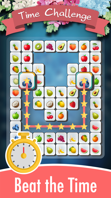 Zen Tiles Flower Pair Matching Screenshot