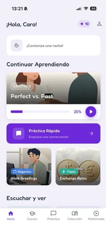 HeyCaro: Learn English screenshot 1 of 7