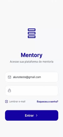 Mentory screenshot