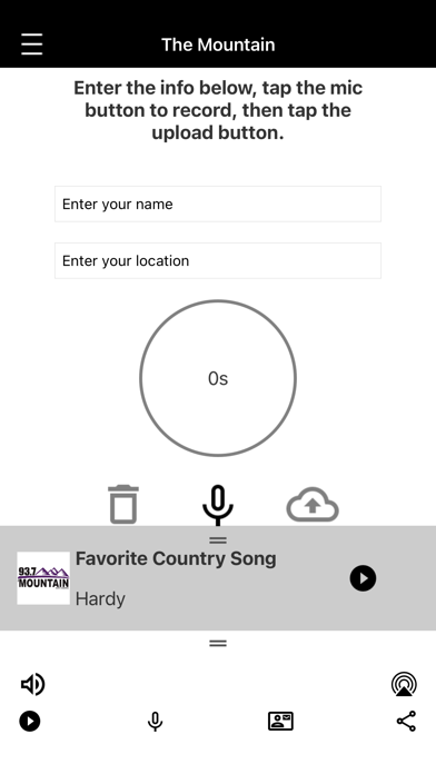 93.7 The Mountain iPhone screenshot 4 - Entertainment app