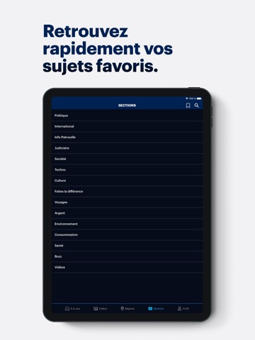 TVA Nouvelles iPad screenshot 5