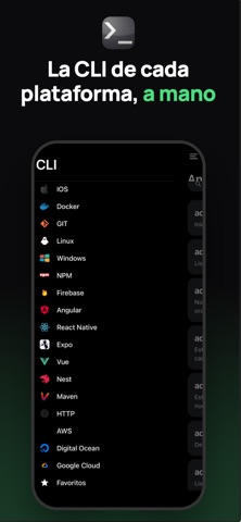 Appcommandline iPhone screenshot