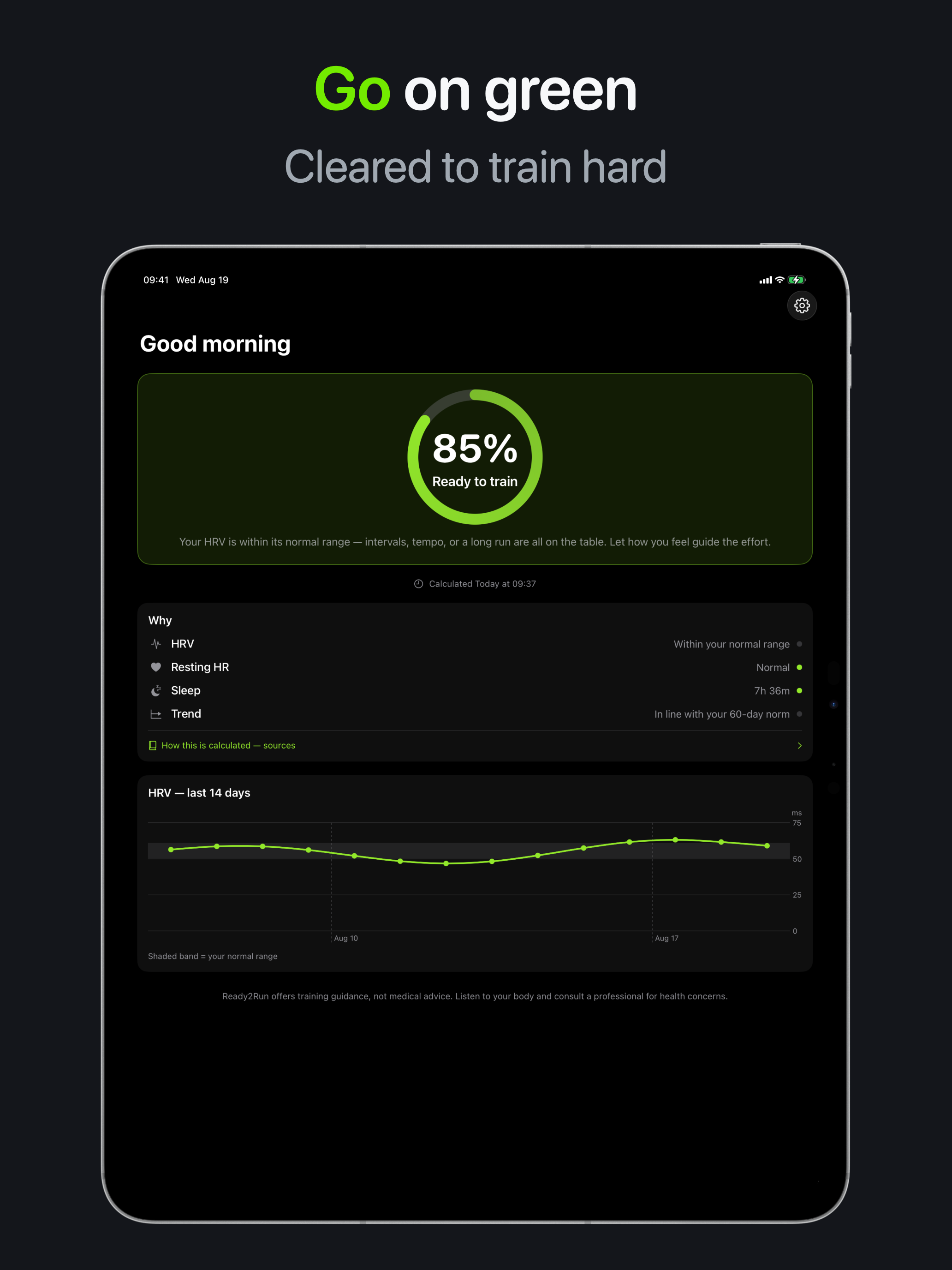 Ready2Run: HRV Recovery screenshot 8