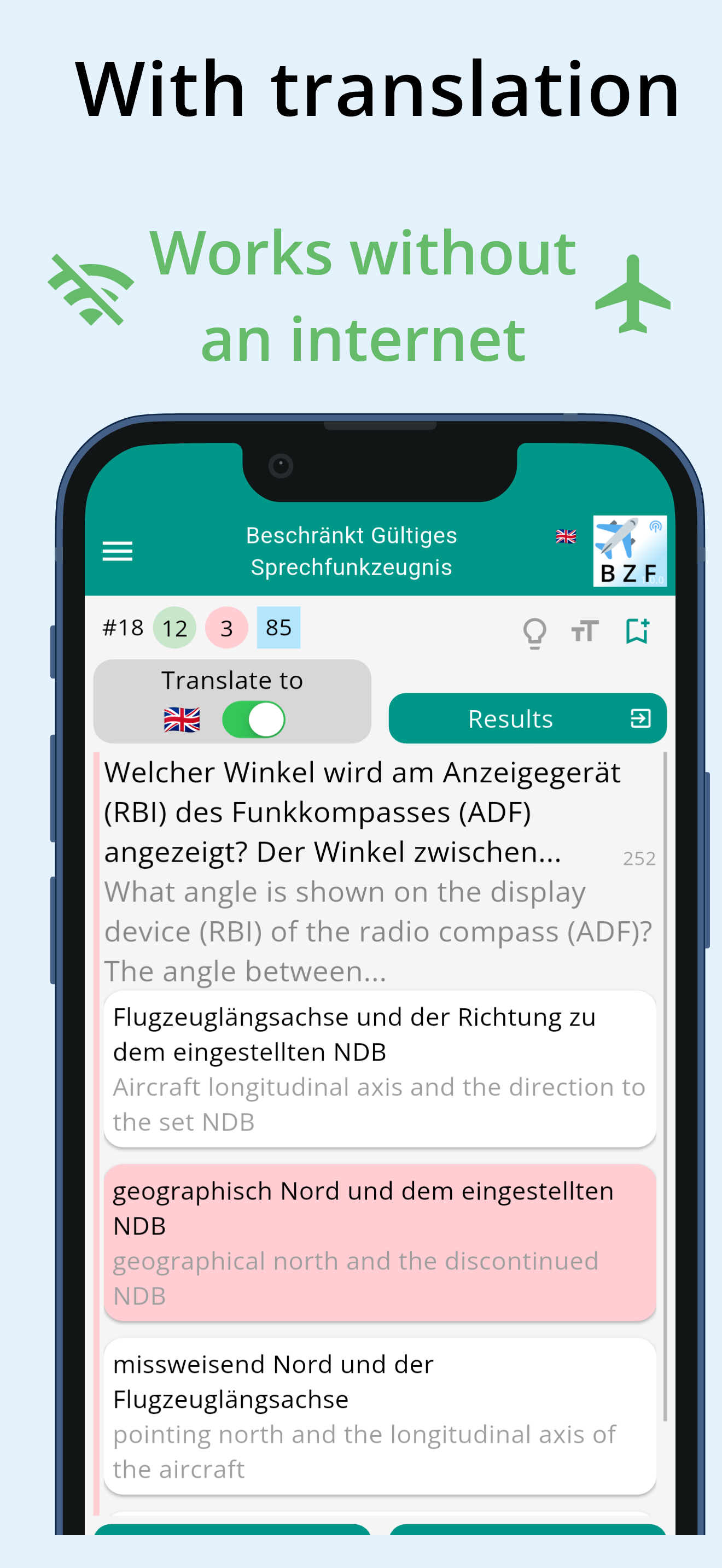 BZF: Radio license screenshot 2