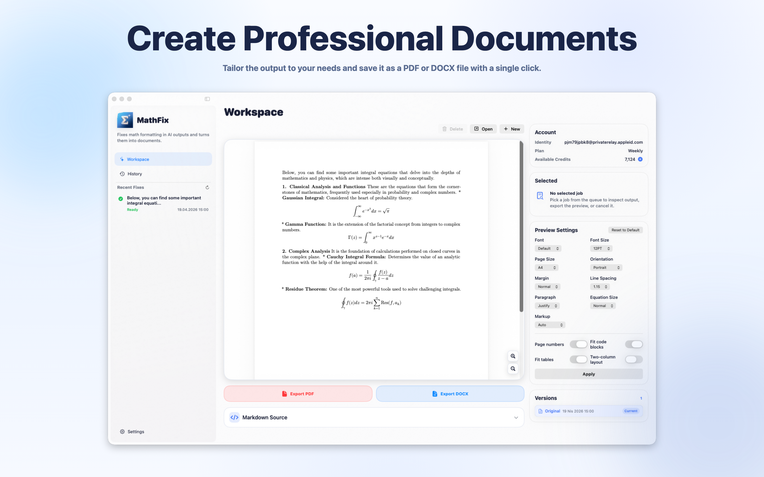 MathFix: AI Math to PDF & Word screenshot 10
