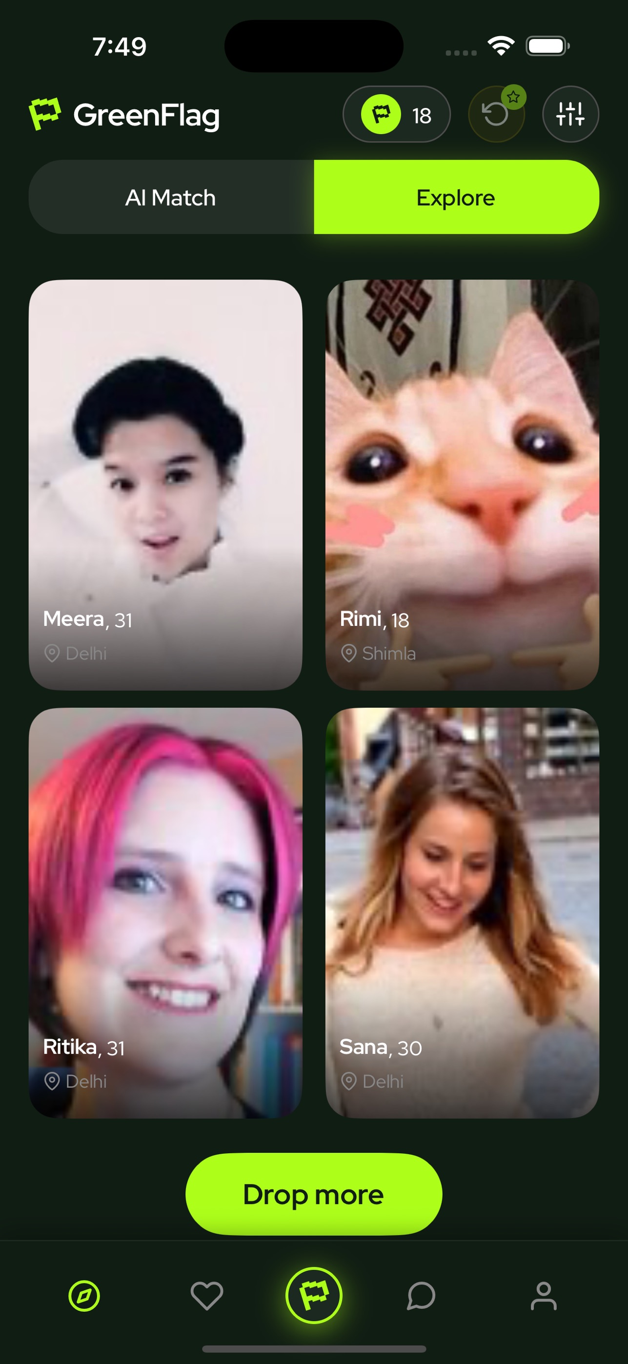 Screenshot 4 of Greenflag: AI Dating