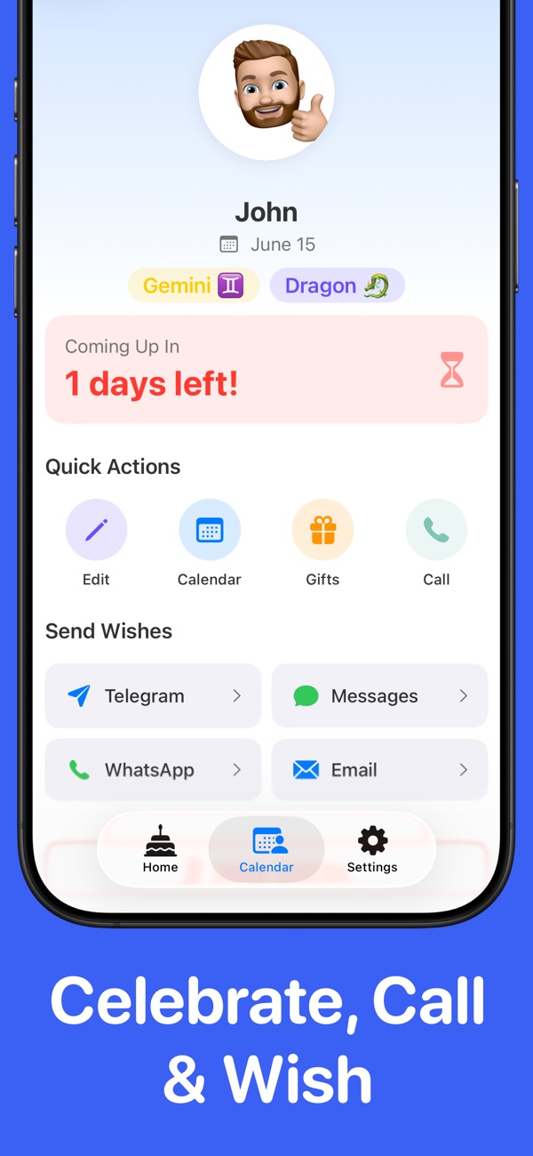 Birthday Reminder: CandlesUp screenshot 5