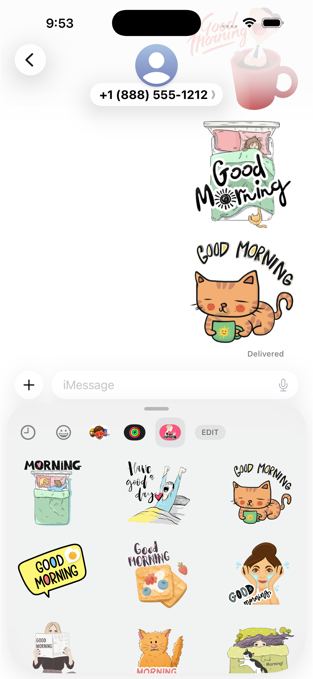 Happy Good Morning Stickers screenshot 3