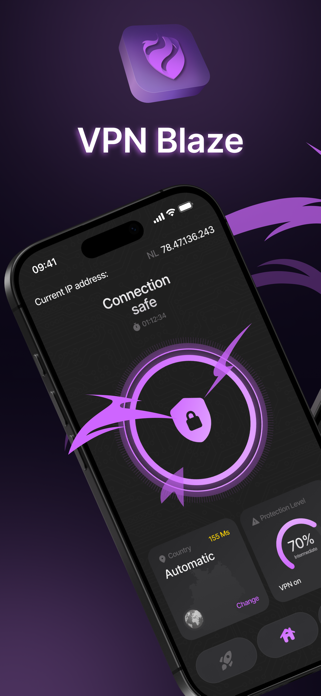 VPN Blaze - Fast & Secure Screenshot 1 of 4