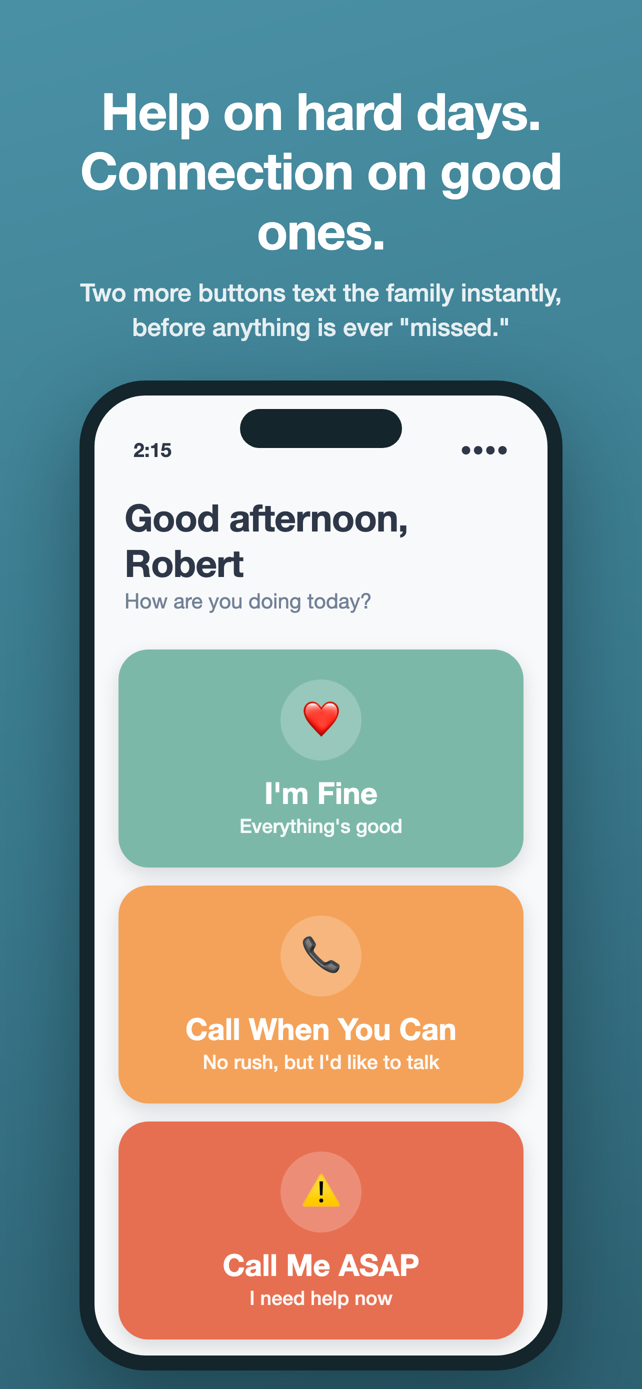 SafeCheckNow: Senior Check-In screenshot 3