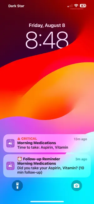 DoseLog screenshot 2