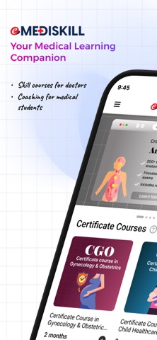 eMediSkill - Medical Courses iPhone screenshot