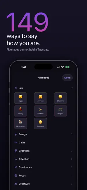 Vibe Track: Mood Tracker screenshot 1