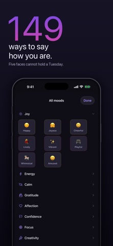 Vibe Track: Mood Tracker Screenshot 1 of 6