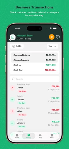 Khata Tracker: Ledger Book App Screenshot 7 of 10
