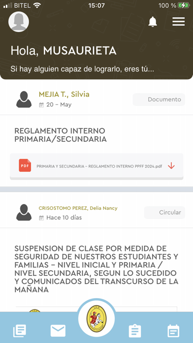 Colegio Apostol Santiago Screenshot