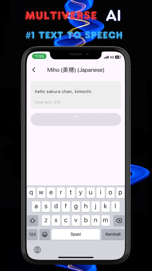 #4. Multiverse Ai - Text to speech (iOS) 由: Devita Ika Lestari