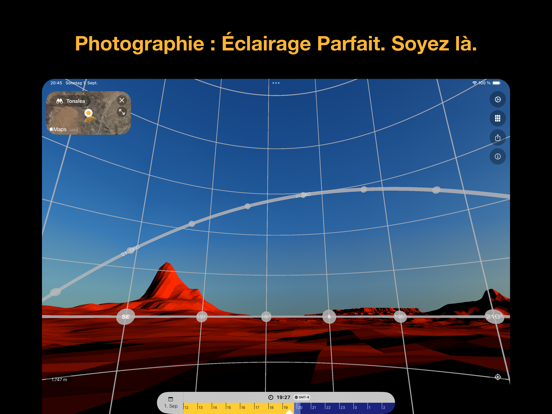 Screenshot #6 pour Sunorama: Soleil et terrain 3D