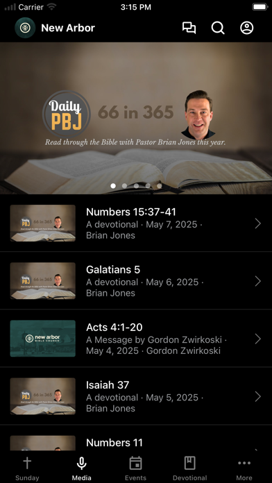 New Arbor Bible Church Screenshot