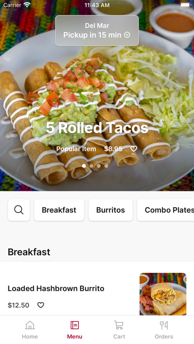 Screenshot 2 of Roberto's Mexican Food To Go App