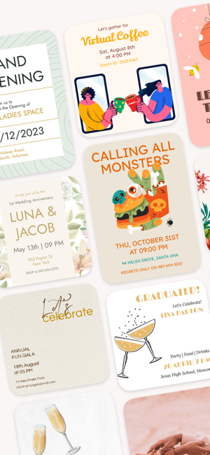 ‎Invitation Maker - Invyt Screenshot