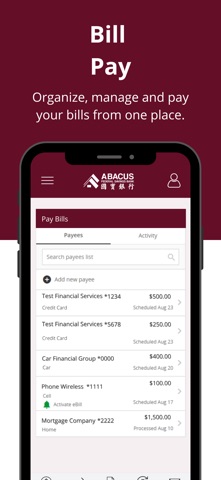 Abacus iMobile Banking Screenshot 7 of 7