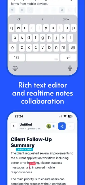 Klinks: File, AI Meeting, Note screenshot 4