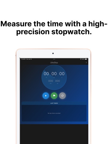 UltraStop iPad screenshot